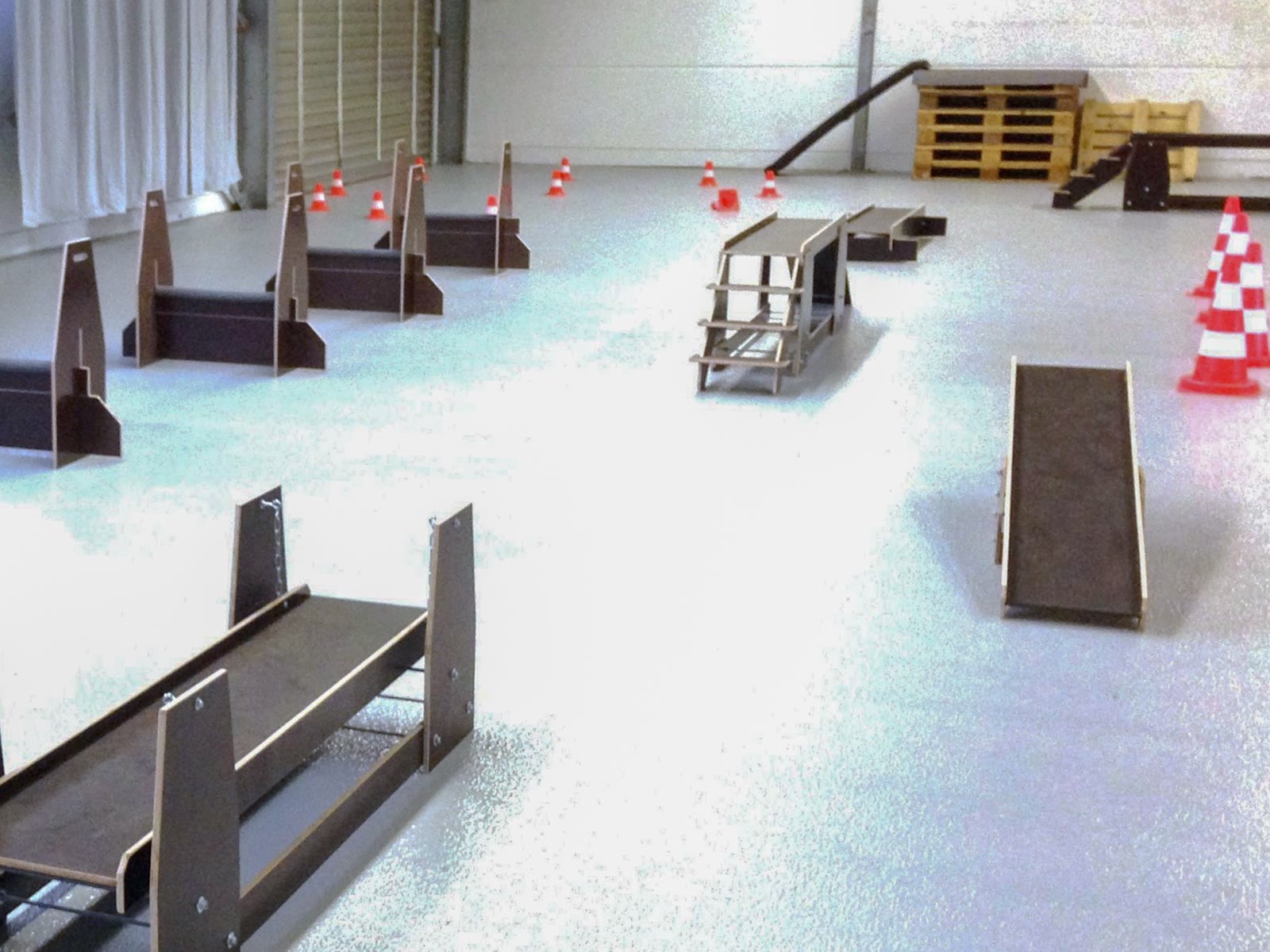 Gewerbehalle mit freier Bodenfläche